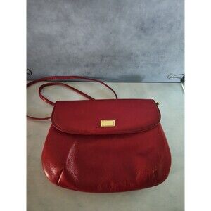 Vtg. Koret Red Leather Shoulder Bag (BG-5)